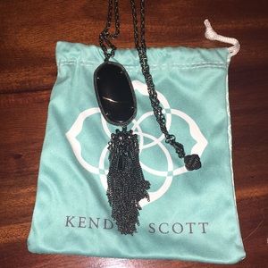 kendra scott gunmetal rayne necklace